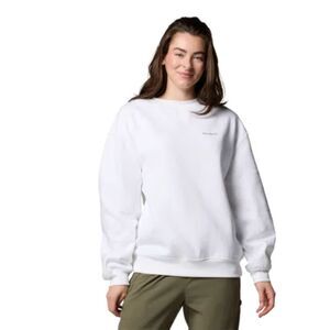 NWT Columbia Women's White Aldermore Crewneck Long Sleeves Sweatshirt Size M